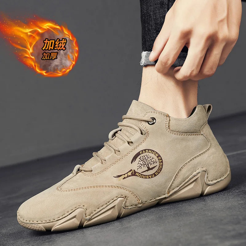 men boots 2023 New Winter Slippers Warm Men Shoes Waterproof Non-Slip Plush Sneakers Male tenis shoes Boots Men Sneakers Winter