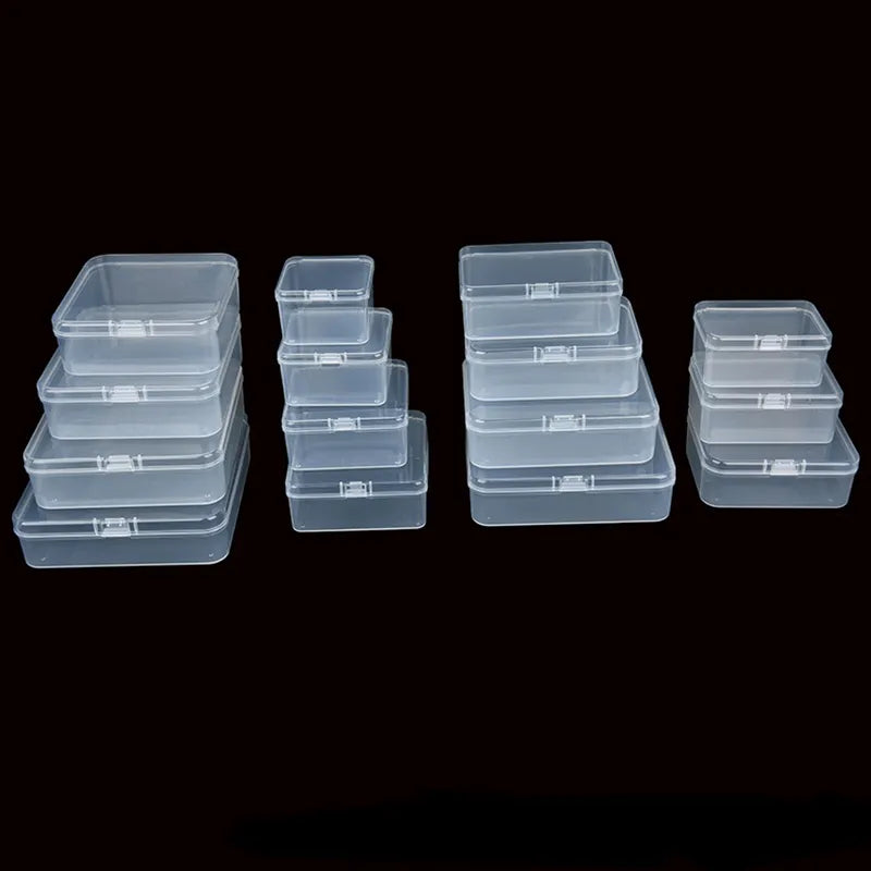 Transparent PP plastic box rectangular square  jointed packaging box