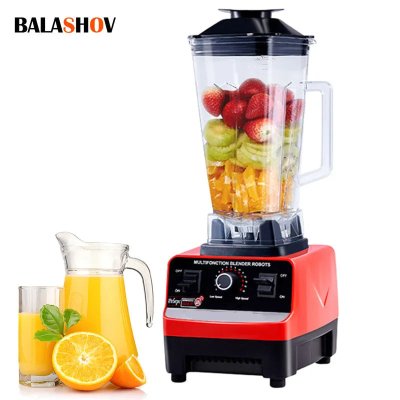 4500W Heavy Duty Commercial Grade Blender Mixer Juicer High Power Food Processor Ice Smoothie Bar Fruit Blender Juice Crusher_Yu Sweetie