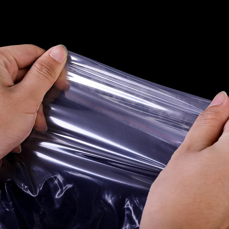 100pcs/pack Small Zip Lock Plastic Bags Reclosable Transparent Bag Vacuum Storage Bag Clear Bags Thickness