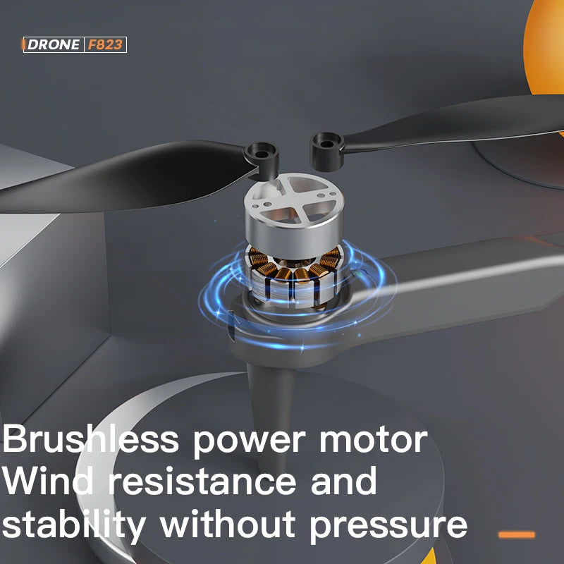 Lenovo F823 Drone moteur sans balais 8K photographie aérienne avion Intelligent évitement d'obstacles retour en un clic quadrirotor nouveau