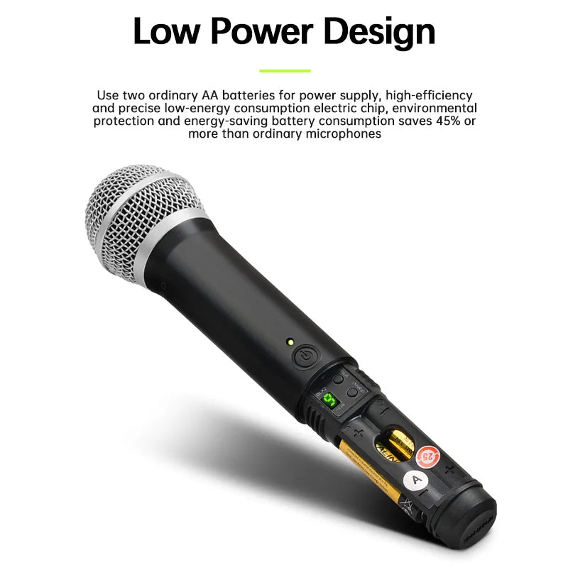 BLX4/P58 Profession 1 Channel Wireless Vocal Microphone UHF System Kit Handheld Mic For Karaoke Stage Performanc Church Speech