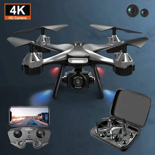 Nouveau professionnel JC801 UAV 4k HD caméra grand Angle WiFi Fpv RC aérien quadrirotor hélicoptère caméra gratuit jouet pour enfants cadeau