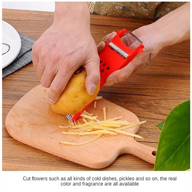 1/3/5PCS Multi-function Vegetable Cutter Potato Shredder Radish Shredder Cucumber Slicer Manual Peeler Household Kitchen Tools