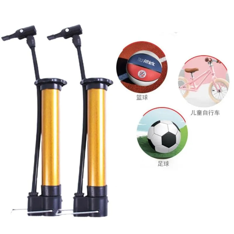 1 pièces pompe à vélo gonfleur cyclisme main Mini haute pression pompes à vélo pompe à Air balle pour Football basket-ball vélo accessoires