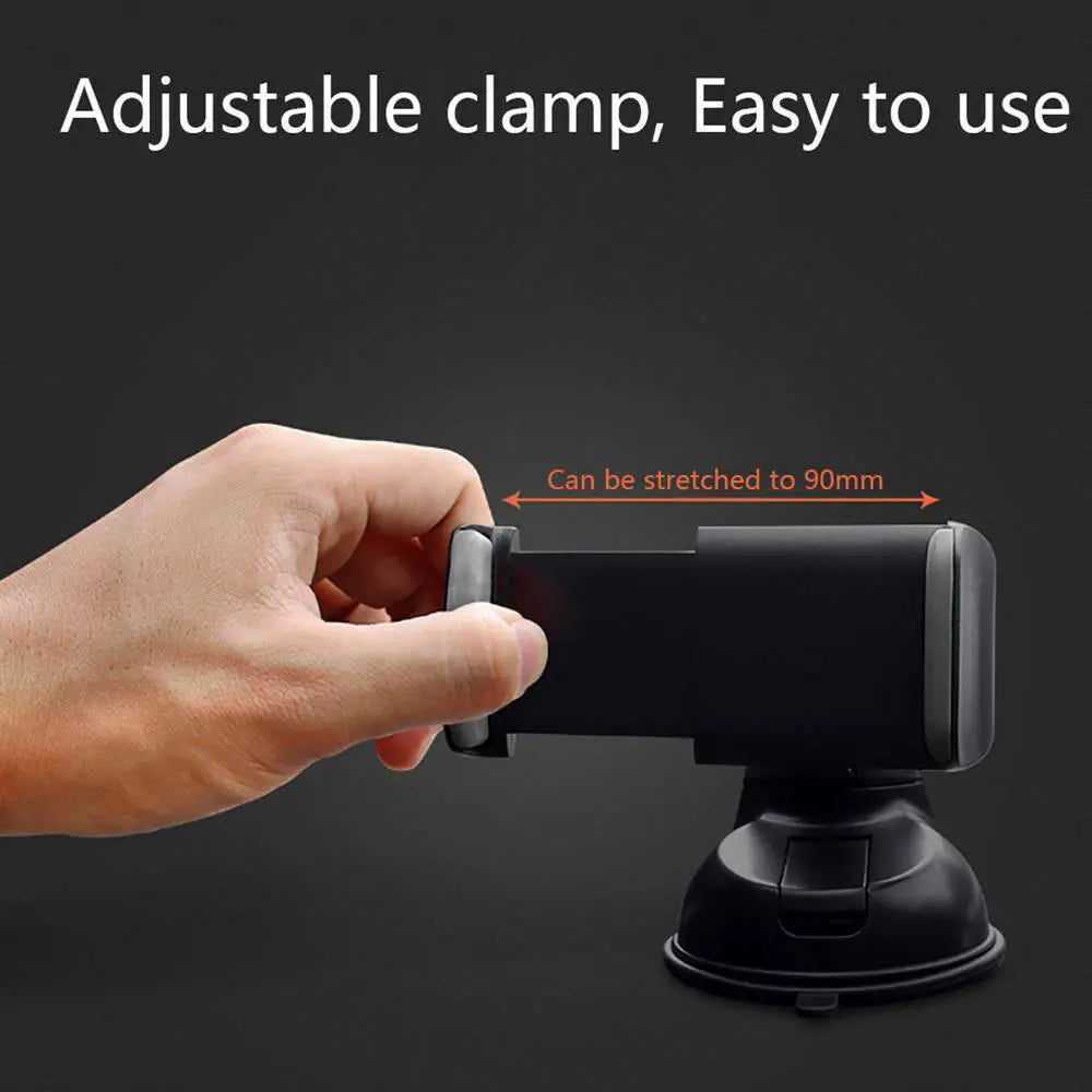 360 Degrees Rotation Car Universal Phone Holder Dashboard Suction Mount Windscreen Stand Mobile Phone Bracket Car