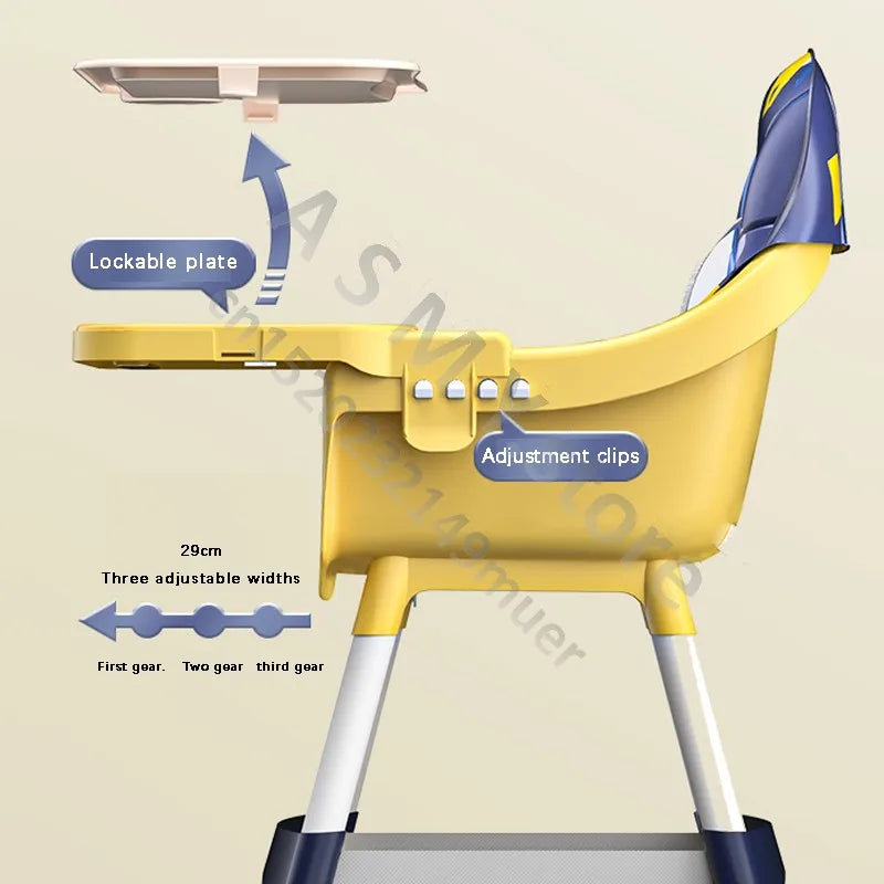 Chaise de salle à manger pour bébé de 1 à 6 ans, chaise de salle à manger pour la maison, multifonctionnelle, pour enfants, table à manger