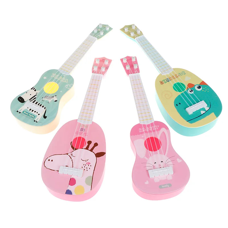 35cm Children's Instrument Ukulele Guitar Montessori Toys for Children School Play Game Education Christmas Birthday Gift