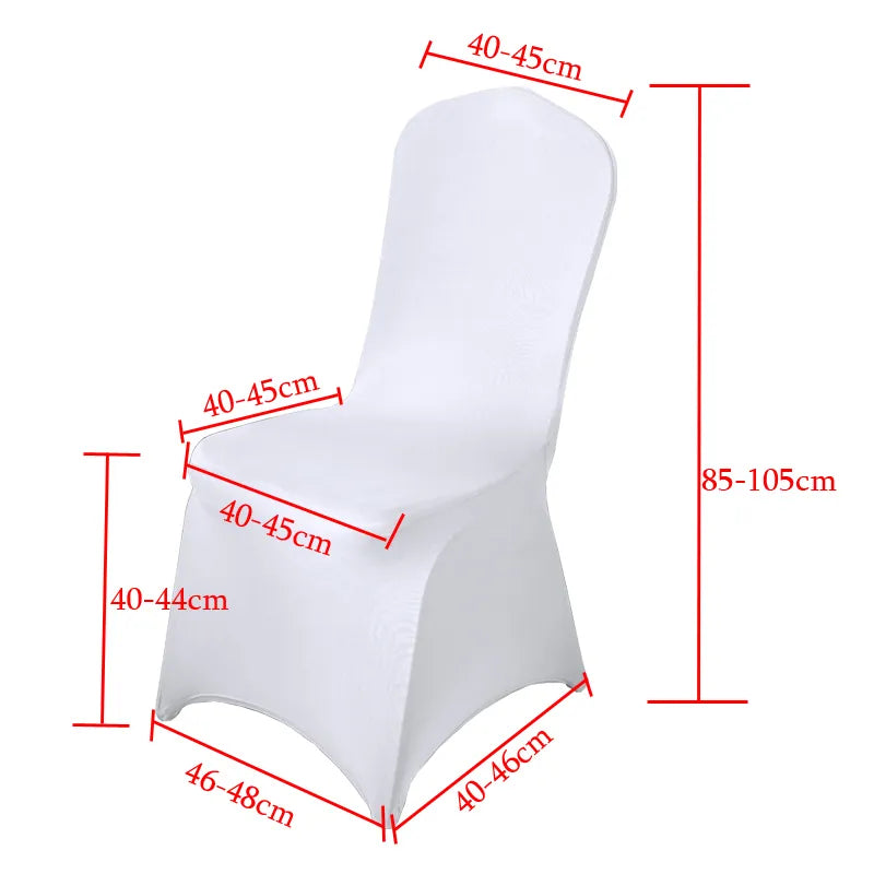 Spandex Chair Cover Stretch Dining Outdoor Chair Covers Protector Stretch Chair Cover for Party Banquet, Wedding Event, Hotel