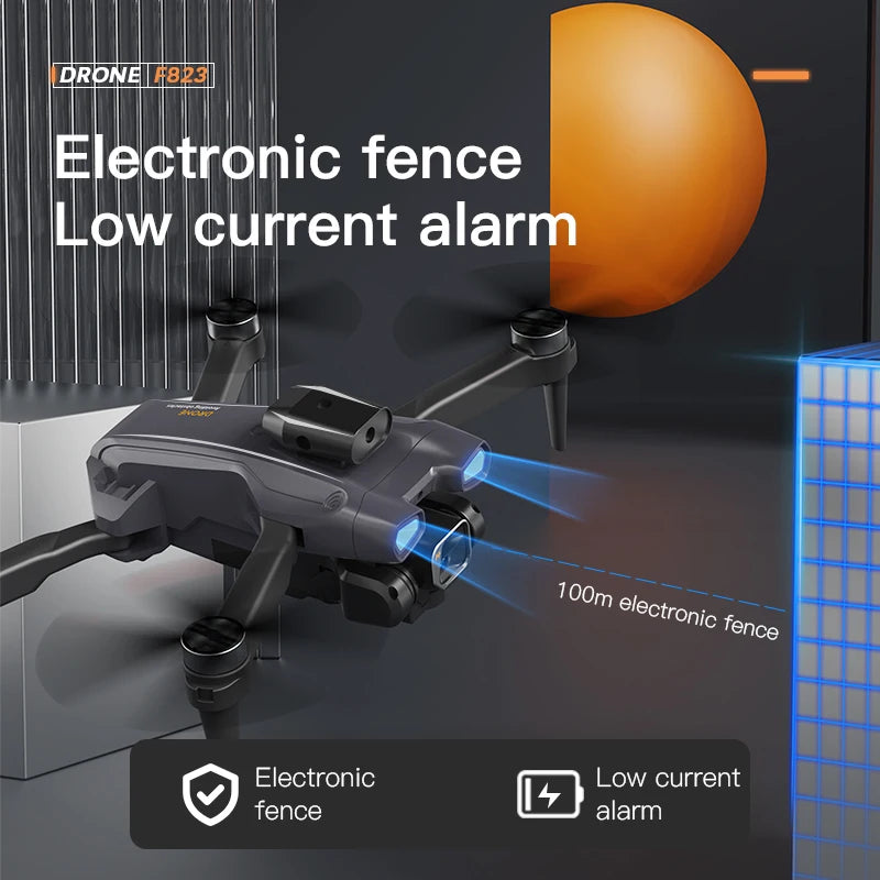 Lenovo F823 Drone moteur sans balais 8K photographie aérienne avion Intelligent évitement d'obstacles retour en un clic quadrirotor nouveau