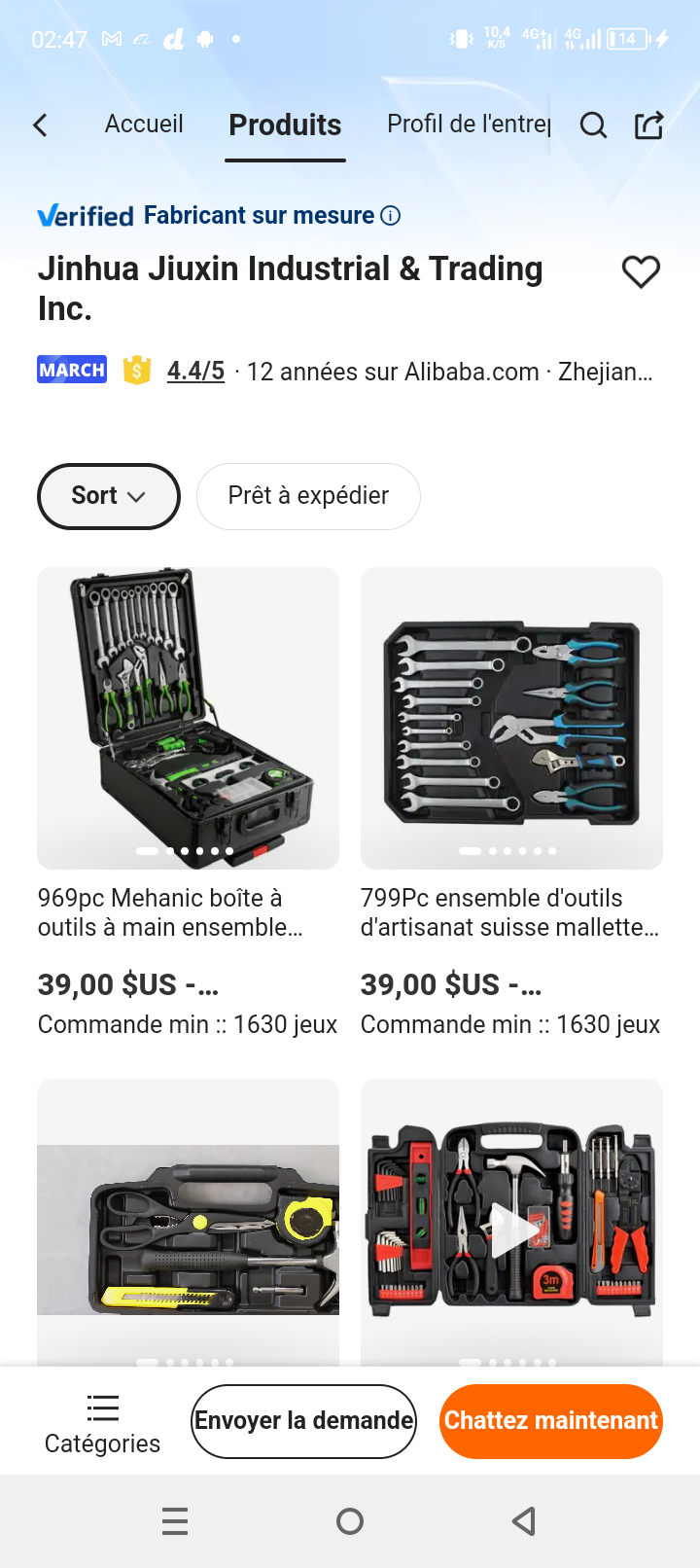 Caisse a outils -Tool box