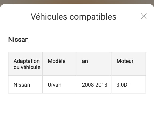 Refroidisseur intermédiaire pour Nissan Urvan NV350, E20, E26, turbo petite taille neuf