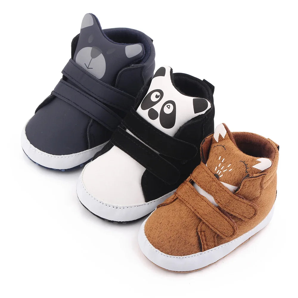 Baby Shoes Classic Soft Sole Shoes Newborn Casual Fashion Sports Sneaker Infant Toddler Carton Animal First Walker Crib Shoes