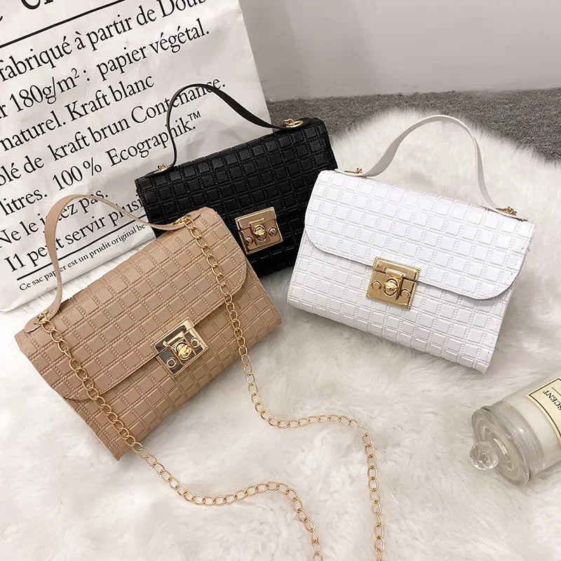 ladies hand bags bag Ladies hand bags bag 2023 Simple fashion small square bag