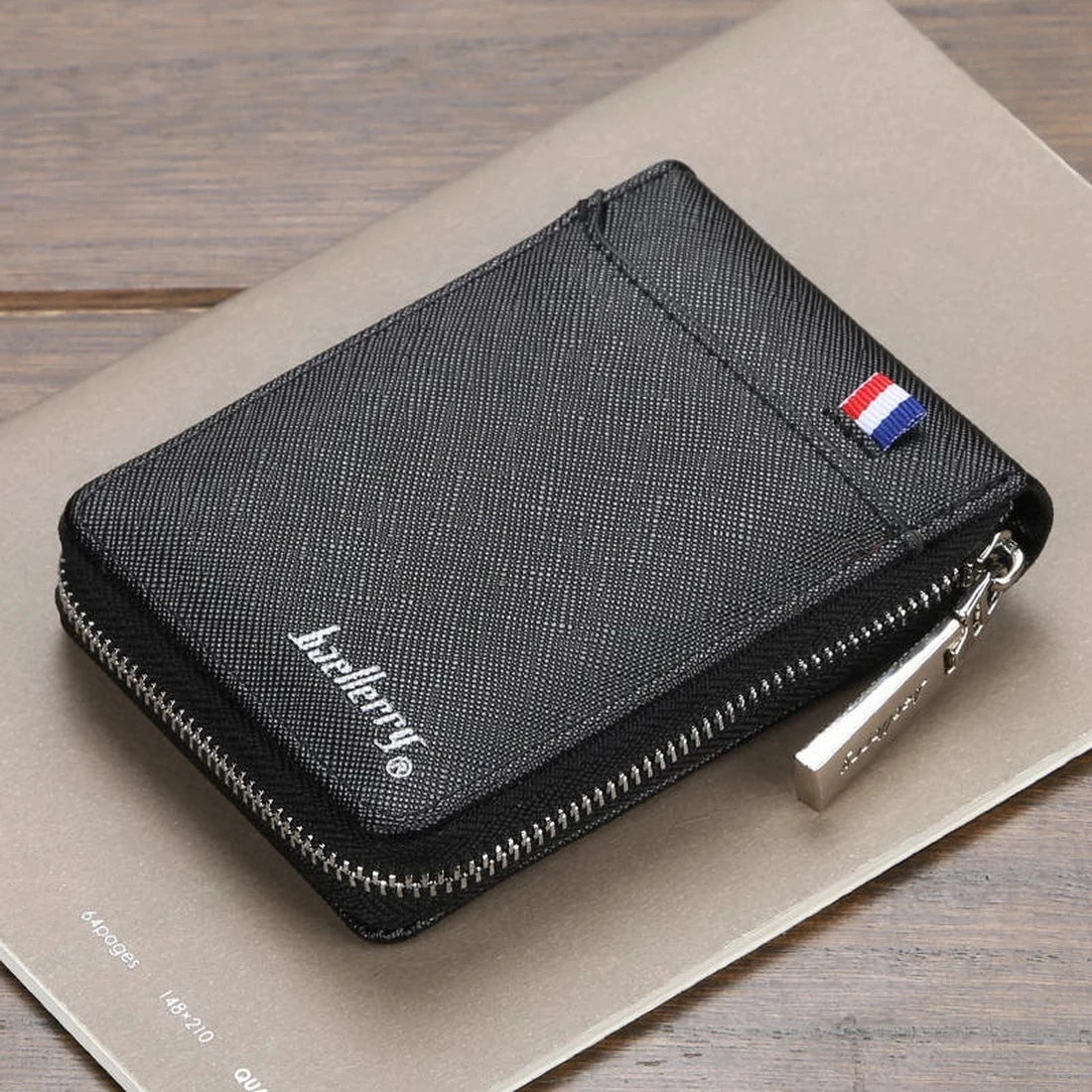 2022 New Wallet Men's Short Small Multifunctional Hand Card Holder PU Business Zipper Purse Fashion High-quality Casual