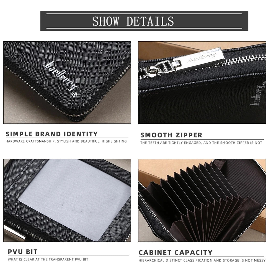 2022 New Wallet Men's Short Small Multifunctional Hand Card Holder PU Business Zipper Purse Fashion High-quality Casual