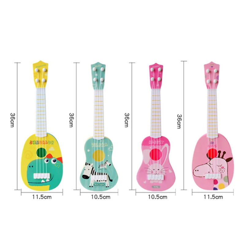 35cm Children's Instrument Ukulele Guitar Montessori Toys for Children School Play Game Education Christmas Birthday Gift