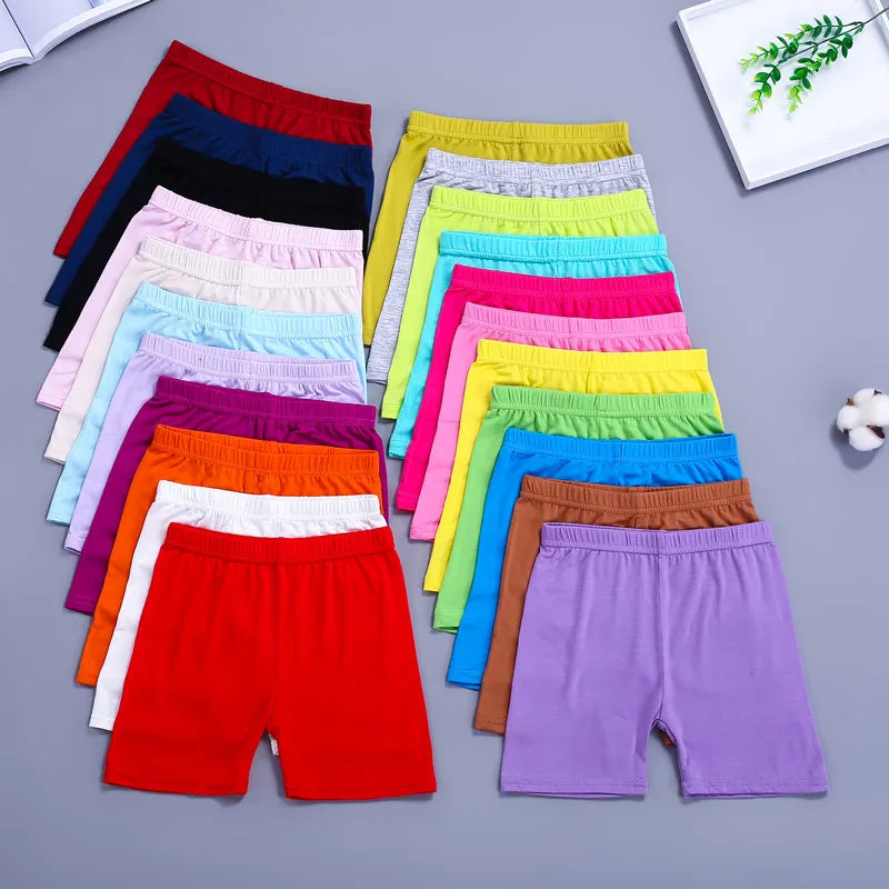 Shorts d'été en dentelle pour enfants, pantalons de sécurité pour filles, culottes pour enfants, sous-vêtements pour fille, Leggings, vêtements pour bébés de 3 à 10 ans, Boxer solide pour adolescents