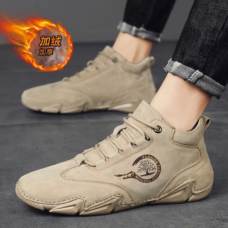 men boots 2023 New Winter Slippers Warm Men Shoes Waterproof Non-Slip Plush Sneakers Male tenis shoes Boots Men Sneakers Winter