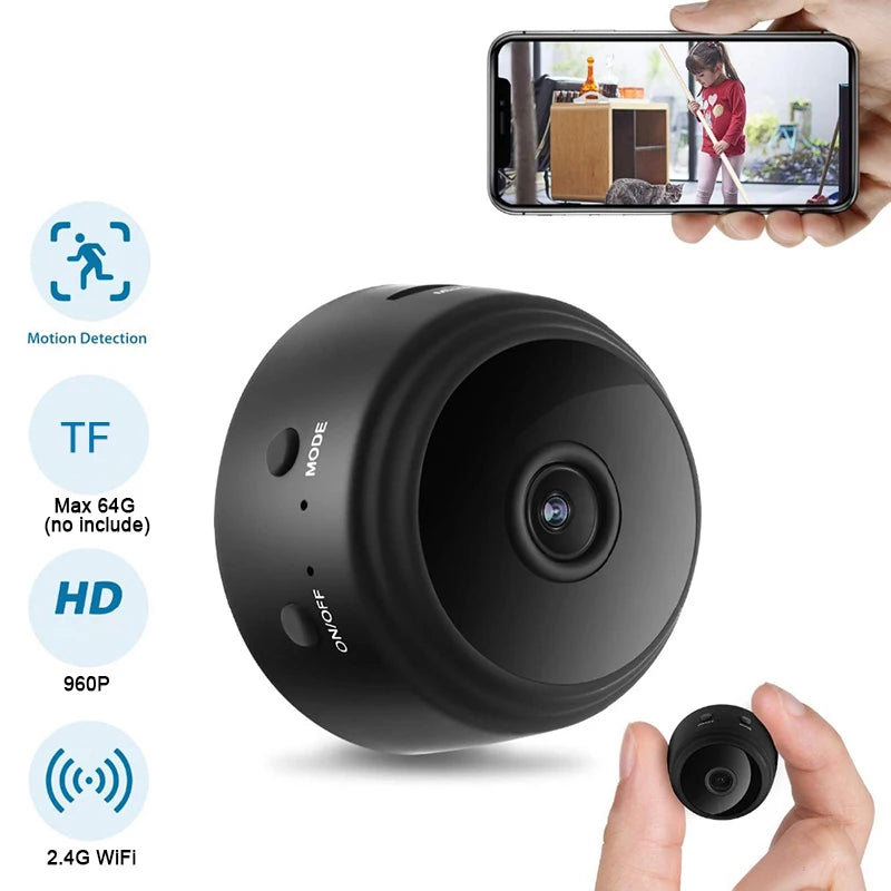 A9 Mini caméra 1080P HD caméra réseau WiFi sans fil pour Android Smart Home enregistreur à distance caméra IP antivol prise en charge TF_Winnie Lin