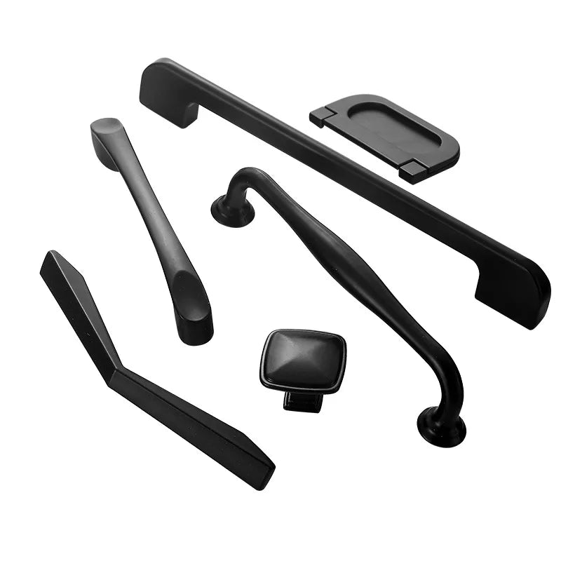 Black Handles for Furniture Cabinet Knobs and Handles Kitchen Handles Drawer Knobs Cabinet Pulls Cupboard Handles Knobs