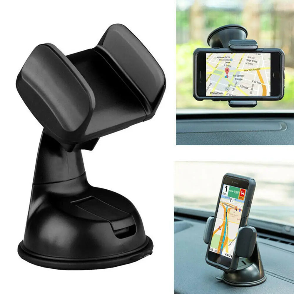 360 Degrees Rotation Car Universal Phone Holder Dashboard Suction Mount Windscreen Stand Mobile Phone Bracket Car