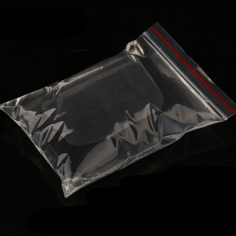 100pcs/pack Small Zip Lock Plastic Bags Reclosable Transparent Bag Vacuum Storage Bag Clear Bags Thickness