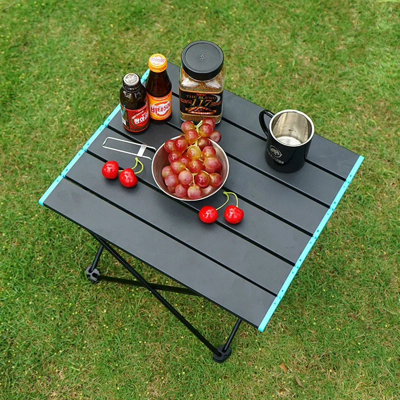 Ultralight Portable Folding Camping Table Foldable Outdoor Dinner Desk High Strength Aluminum Alloy For Garden Party Picnic BBQ