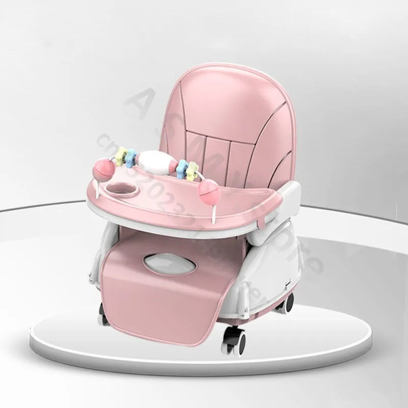 Chaise haute pliante pour bébé, chaise haute de salle à manger pour enfants, Table d'alimentation et chaise pour bébés, siège rehausseur pour tout-petits