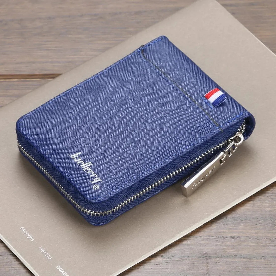 2022 New Wallet Men's Short Small Multifunctional Hand Card Holder PU Business Zipper Purse Fashion High-quality Casual