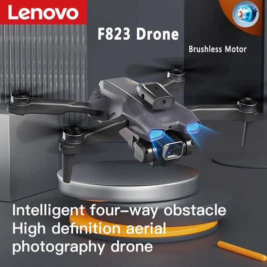 Lenovo F823 Drone moteur sans balais 8K photographie aérienne avion Intelligent évitement d'obstacles retour en un clic quadrirotor nouveau