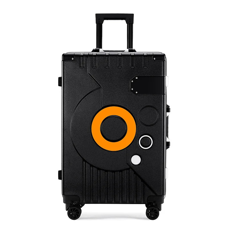 20 22 24 26 Inch Travel Spinner Luggage Aluminum Frame Rolling Suitcase Man Women Fashion Trolley Case Business Boarding Box