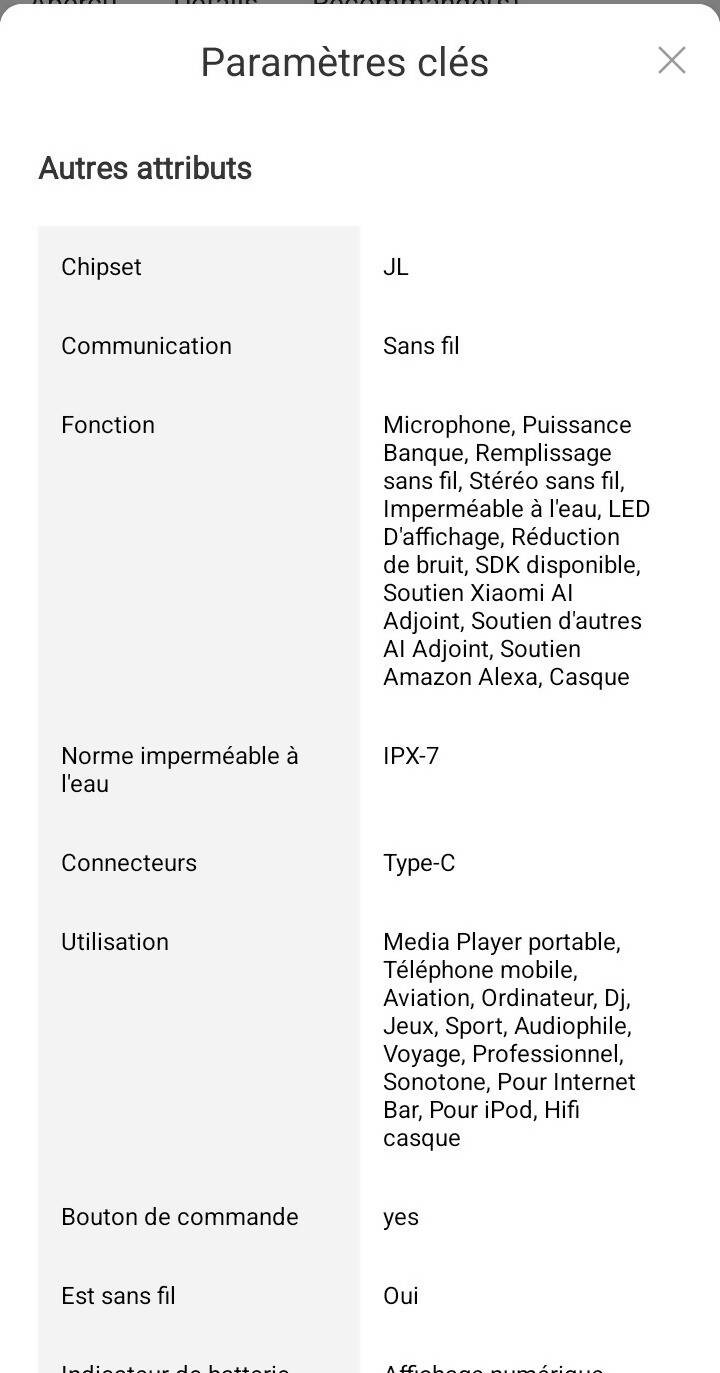 Écouteur bluetooth -Chine